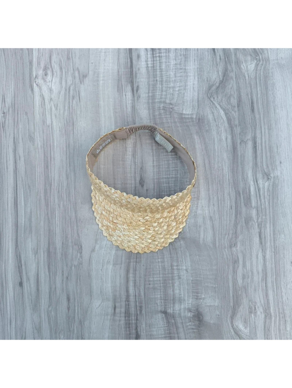 Hemlock Capri Straw Visor in Honeycomb